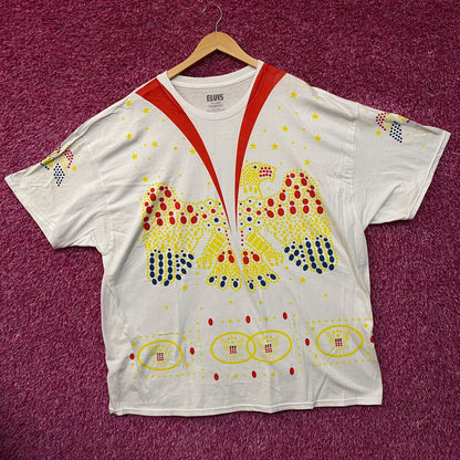 Elvis Presley Iconic Jumpsuit Costume Oversized Tee 2XL