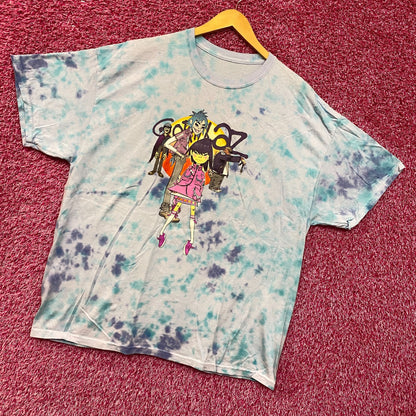 The Gorillaz Phase 1 Celebrity Take Down Rock Tie Dye 2X