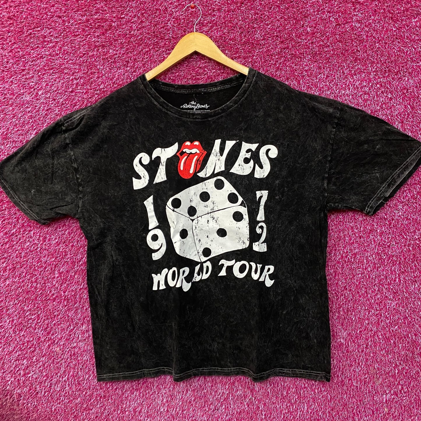 Rolling Stones 1972 World Tour Dice Tour 72 T-shirt 2XL