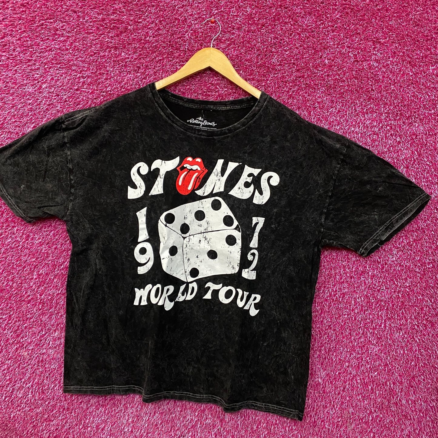 Rolling Stones 1972 World Tour Dice Tour 72 T-shirt 2XL