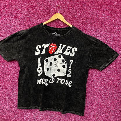 Rolling Stones 1972 World Tour Dice Tour 72 T-shirt 2XL