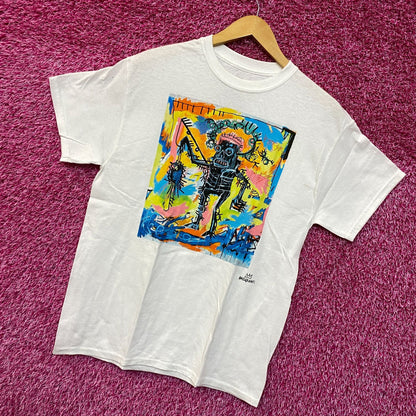 Jean- Michel Basquait Untitled (Fishing) Tshirt size medium