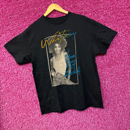 Whitney Houston I Wanna Dance with Somebody Dance Pop Tee M