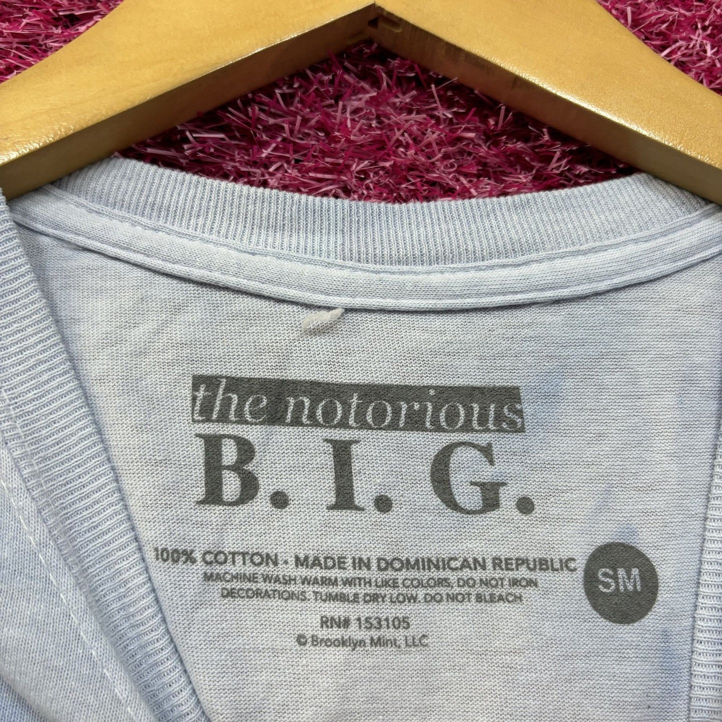 The Notorious B.I.G. Biggie Smalls Born Again Rap Tie Dye small