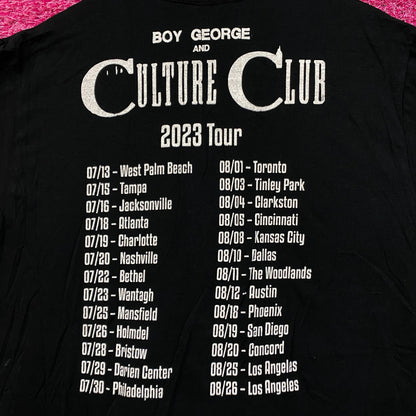 Boy George and Culture Club 2023 Tour Soul Pop Band Tee 2X