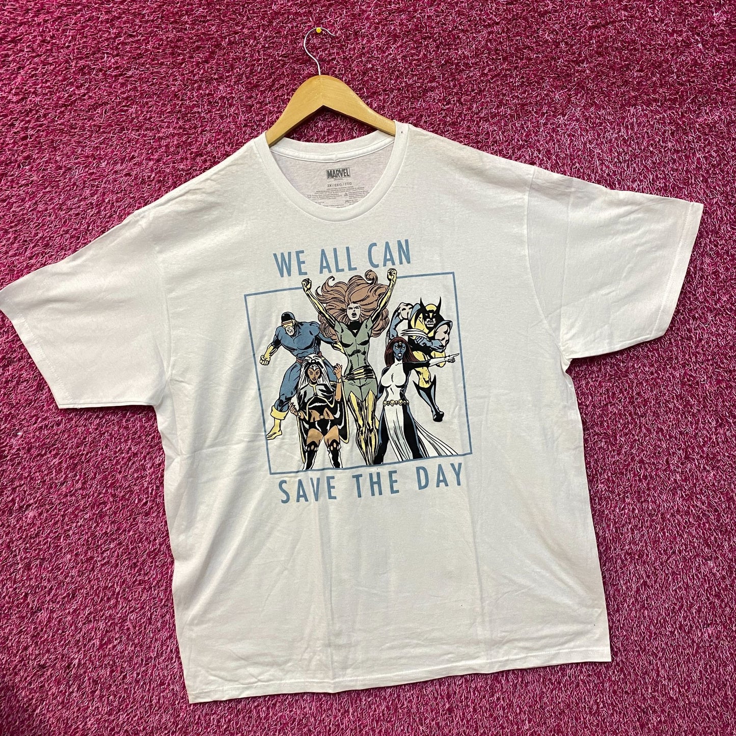 Marvel X-Men We Can All Save The Day T-Shirt 2XL
