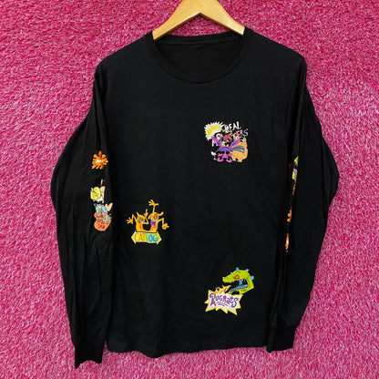 Nickelodeon Nicktoons Graphic Design Long Sleeve T-Shirt Small