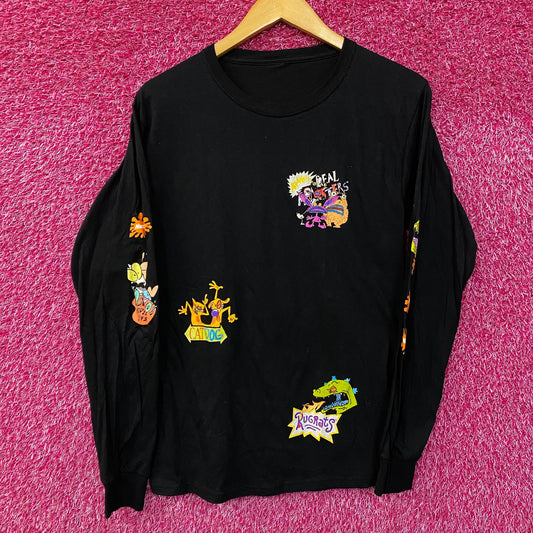 Nickelodeon Nicktoons Graphic Design Long Sleeve T-Shirt Small