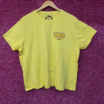 Junk Food Clothing GrlSwirl Skater Graphic Women's Vintage Style Tee XL