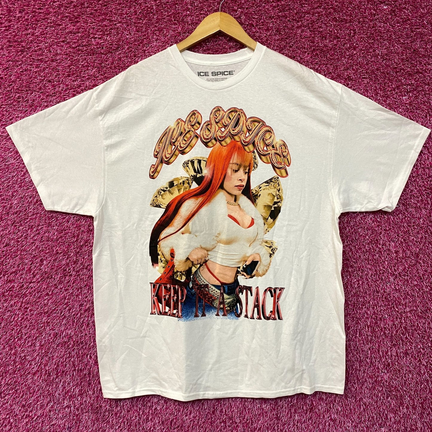 Ice Spice Princess Diana Keep It A Stack T-Shirt XL