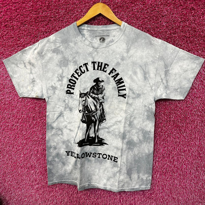 Protect the Family Dutton Ranch Yellowstone Tie Dye L