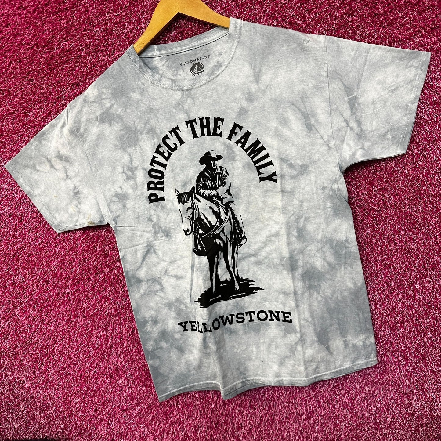 Protect the Family Dutton Ranch Yellowstone Tie Dye L