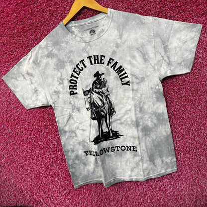 Protect the Family Dutton Ranch Yellowstone Tie Dye L