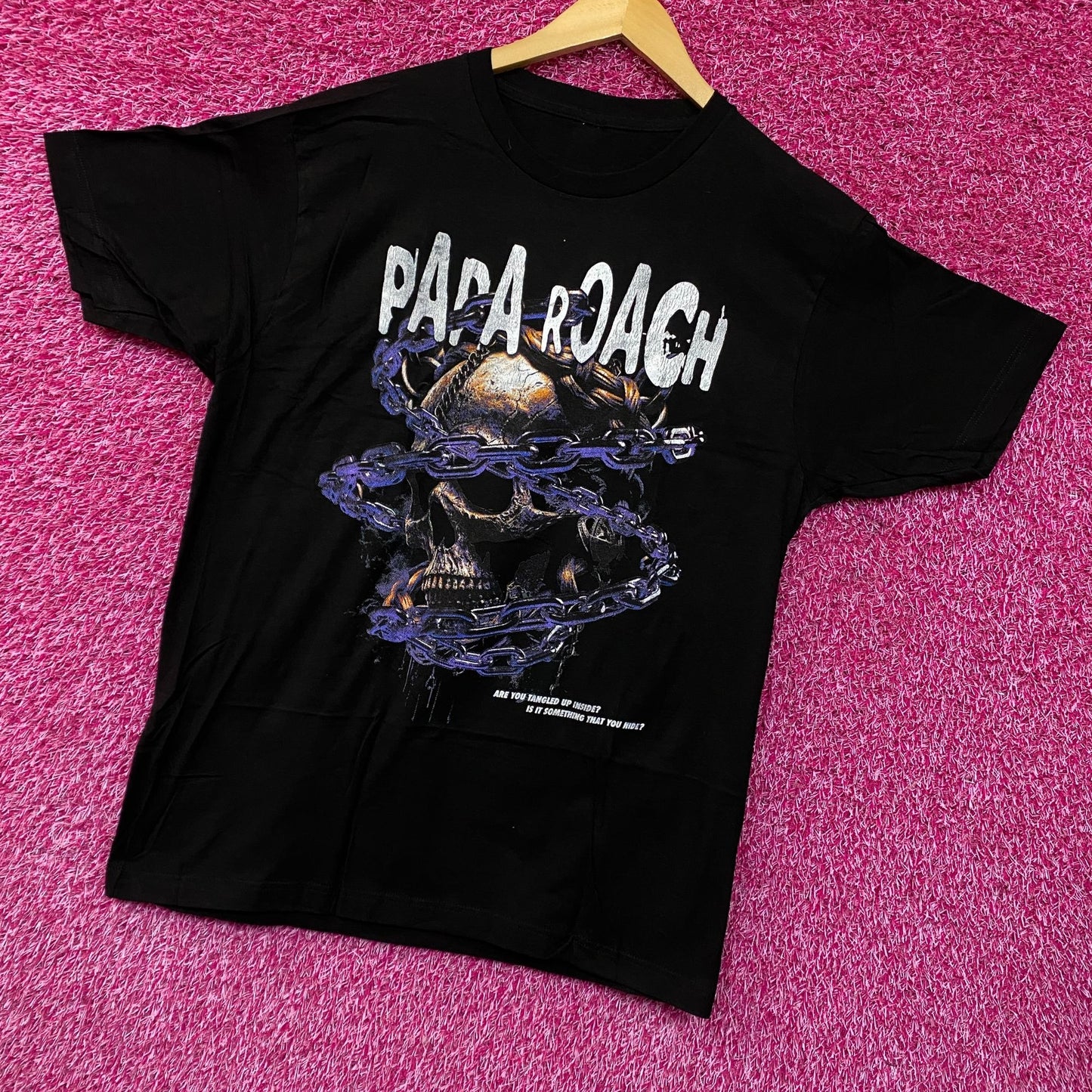 Papa Roach Rock Nu Metal Distressed Tshirt size large