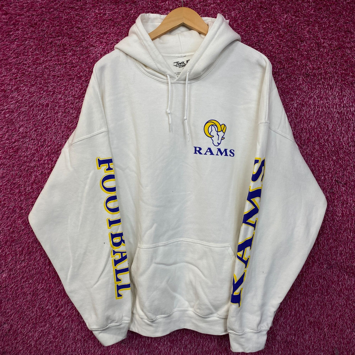 Junk Food Clothing Los Angeles Rams Hoodie size XS