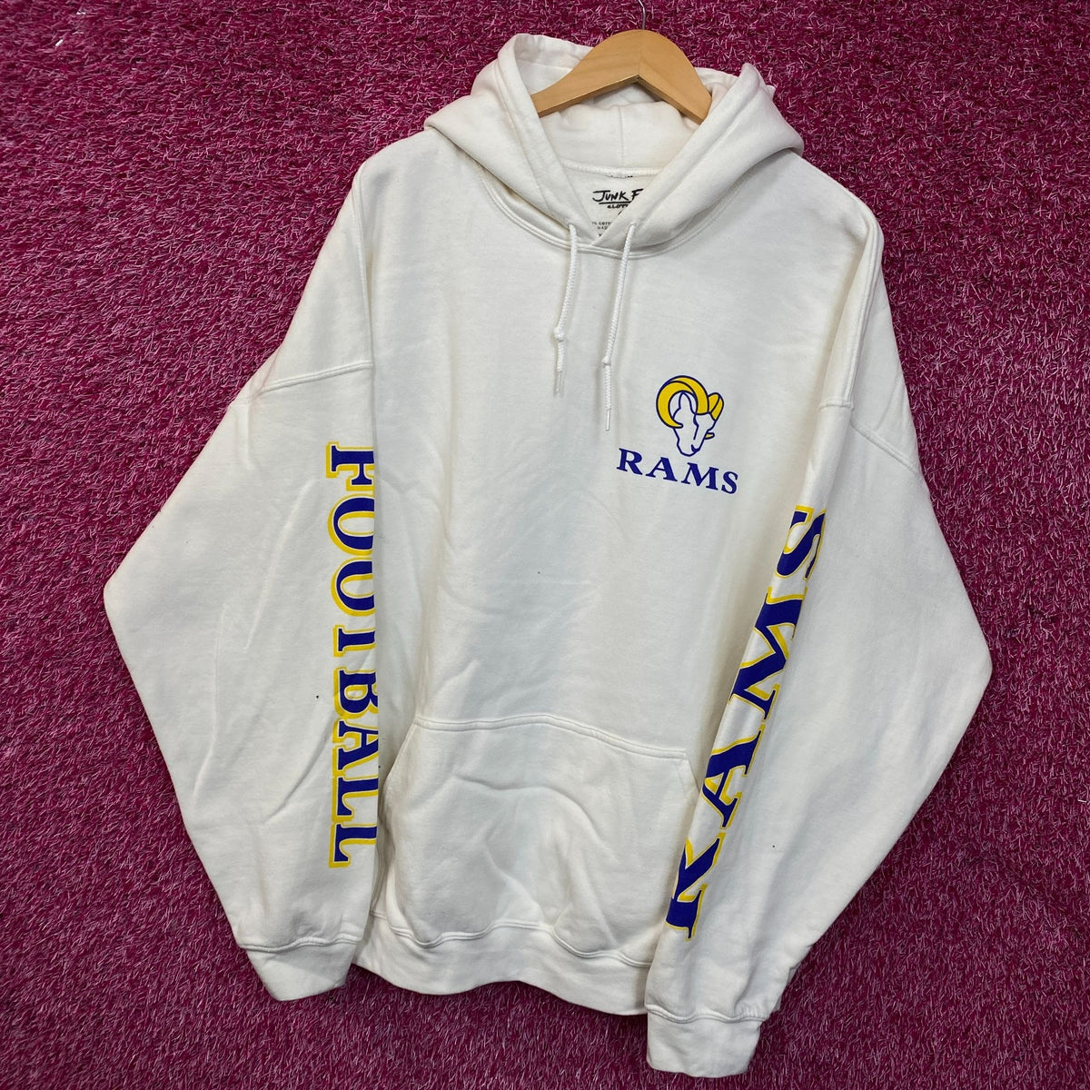 Junk Food Clothing Los Angeles Rams Hoodie size XS