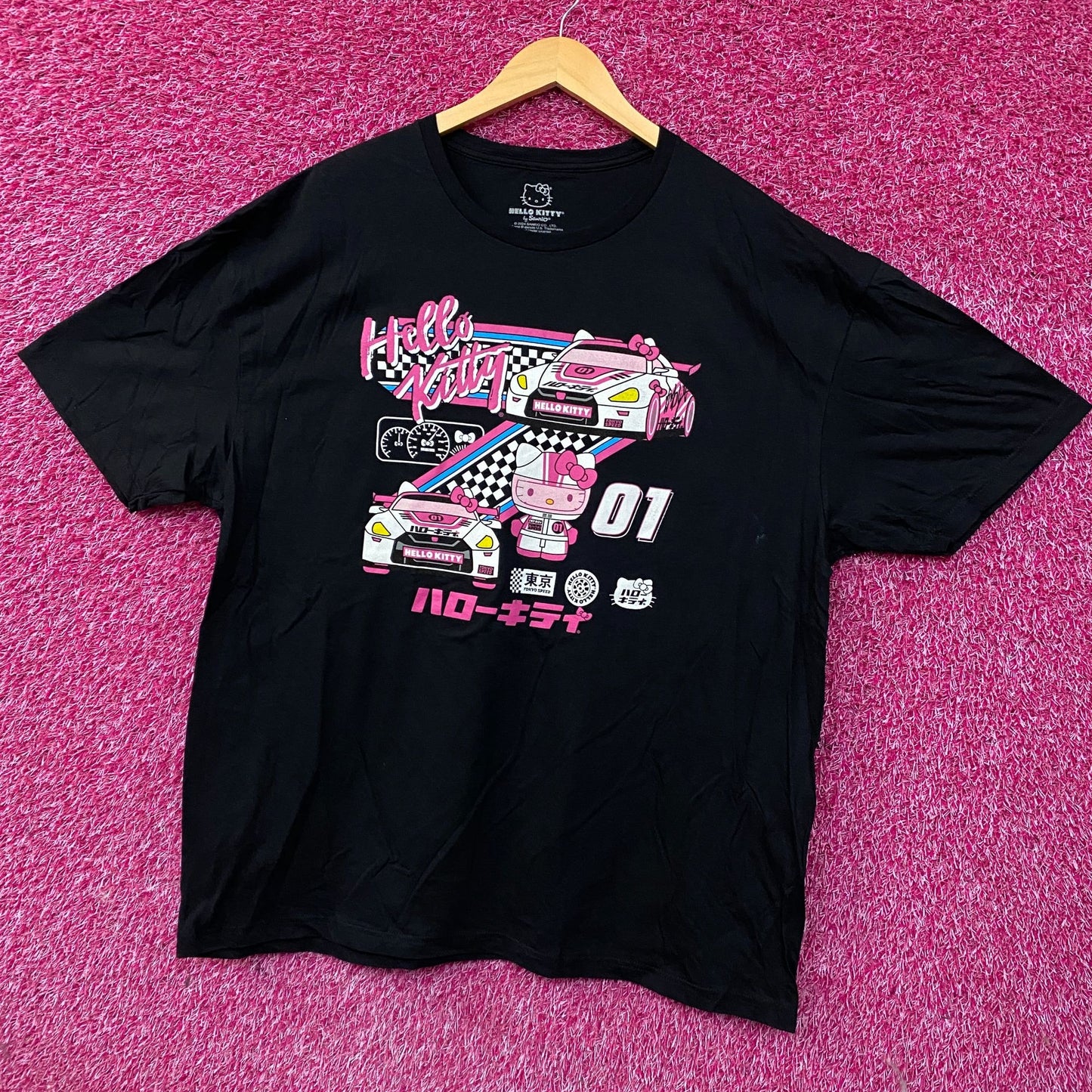 Sanrio Hello Kitty Racing Tokyo Speed Cute Graphic T-Shirt 2XL