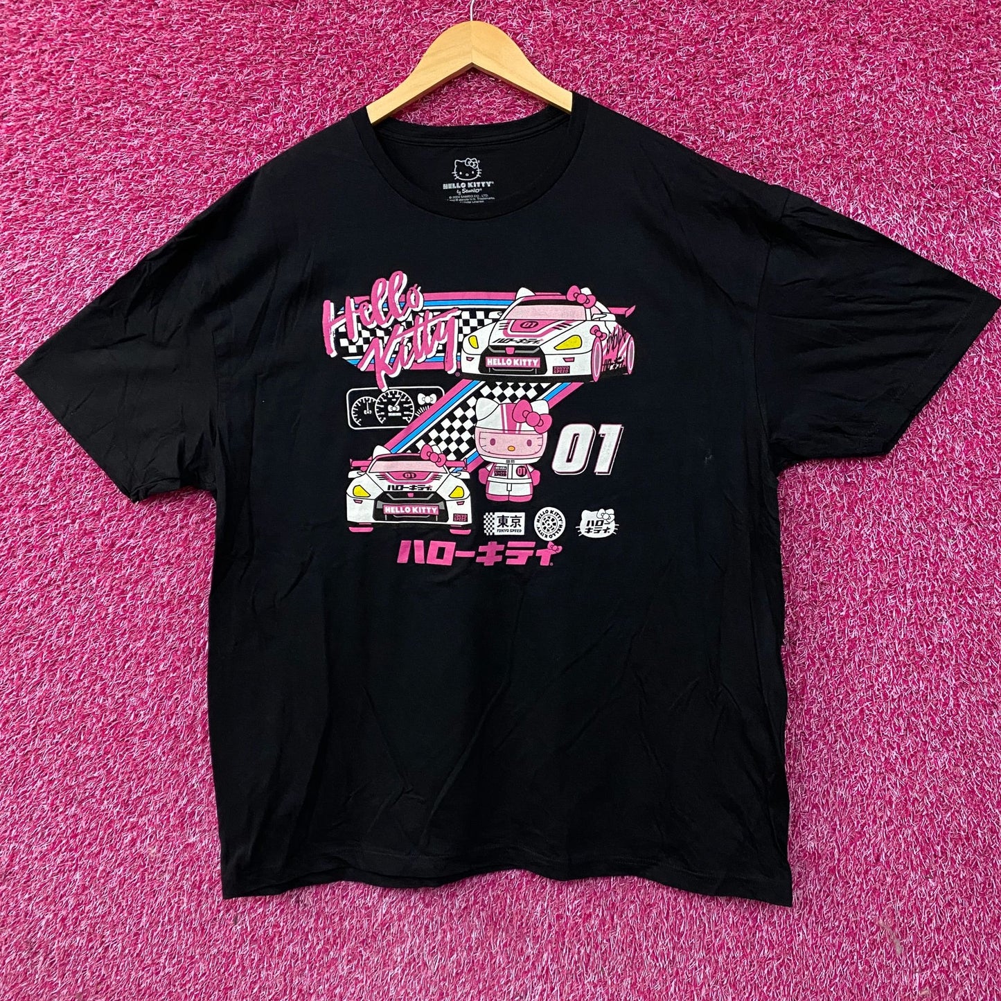 Sanrio Hello Kitty Racing Tokyo Speed Cute Graphic T-Shirt 2XL