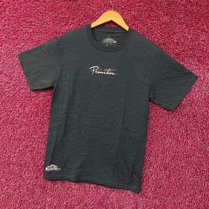 Primitive x My Hero Academia Shoto Todoroki Anime T-Shirt Small
