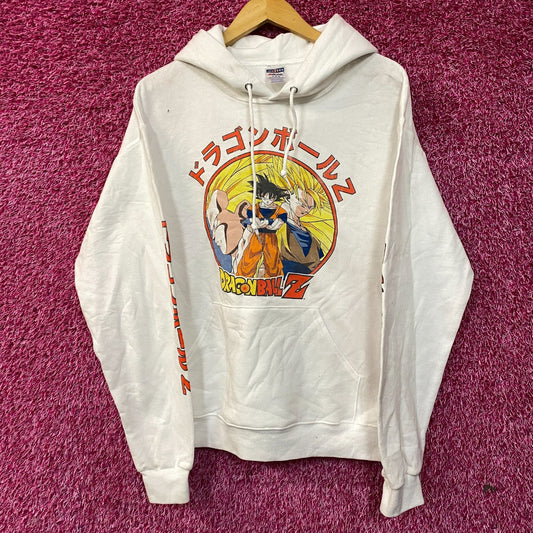 Dragon Ball Z Goku & Vegeta Super Saiyan Anime Graphic Hoodie Medium