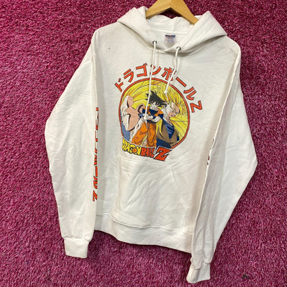 Dragon Ball Z Goku & Vegeta Super Saiyan Anime Graphic Hoodie Medium