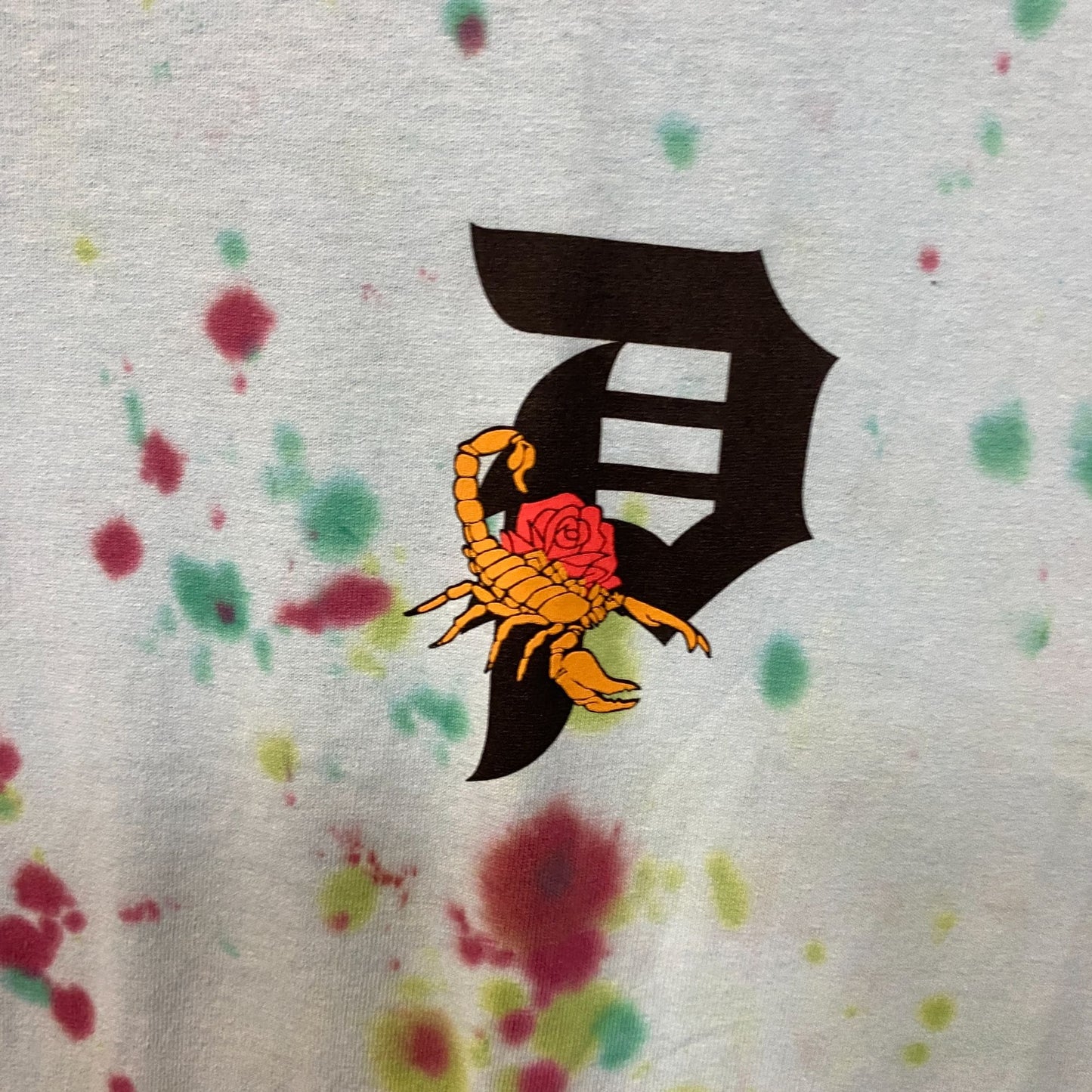 Primitive Dirty P Scorpion Tie Dye T-Shirt Small