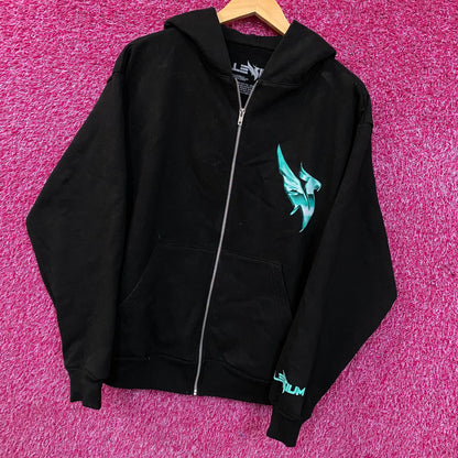 Illenium Odyssey Graphic Zip Up Hoodie Medium