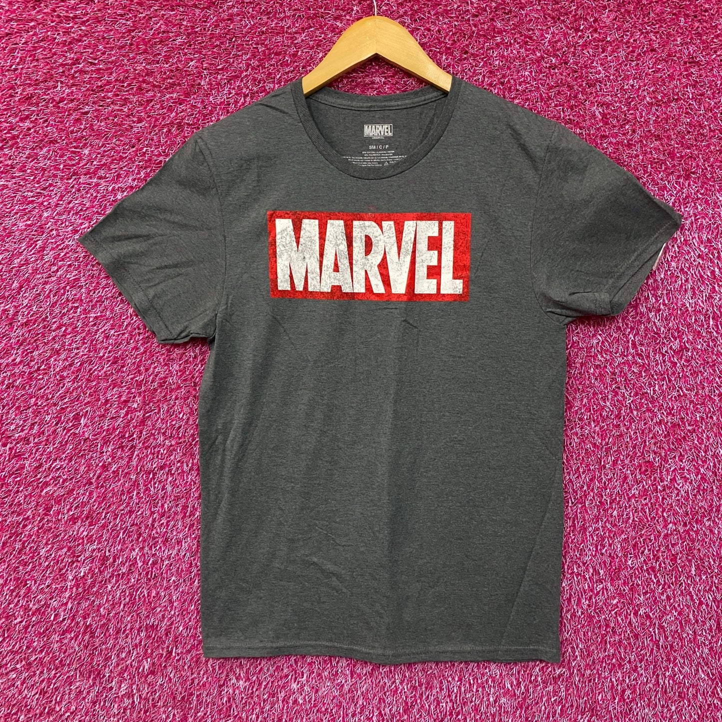 Marvel Logo Graphic Design T-Shirt SM