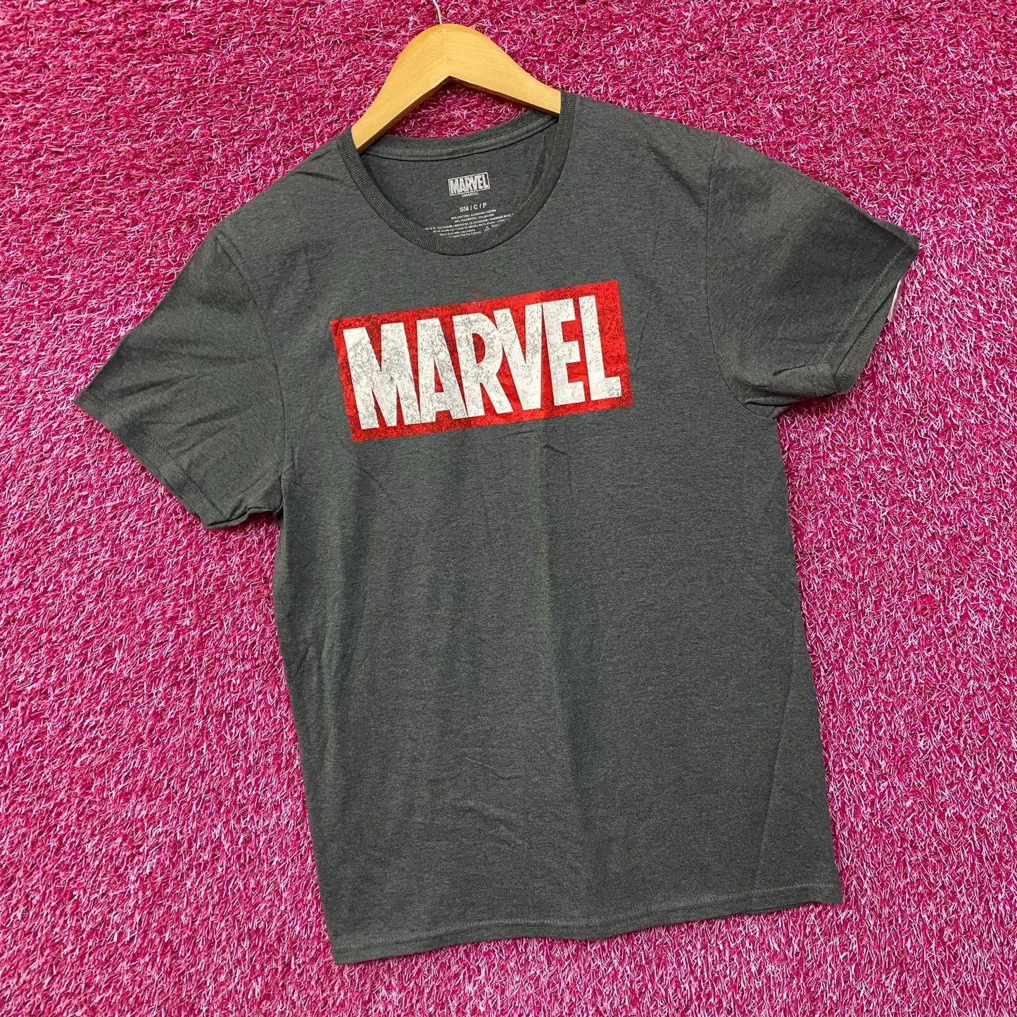 Marvel Logo Graphic Design T-Shirt SM