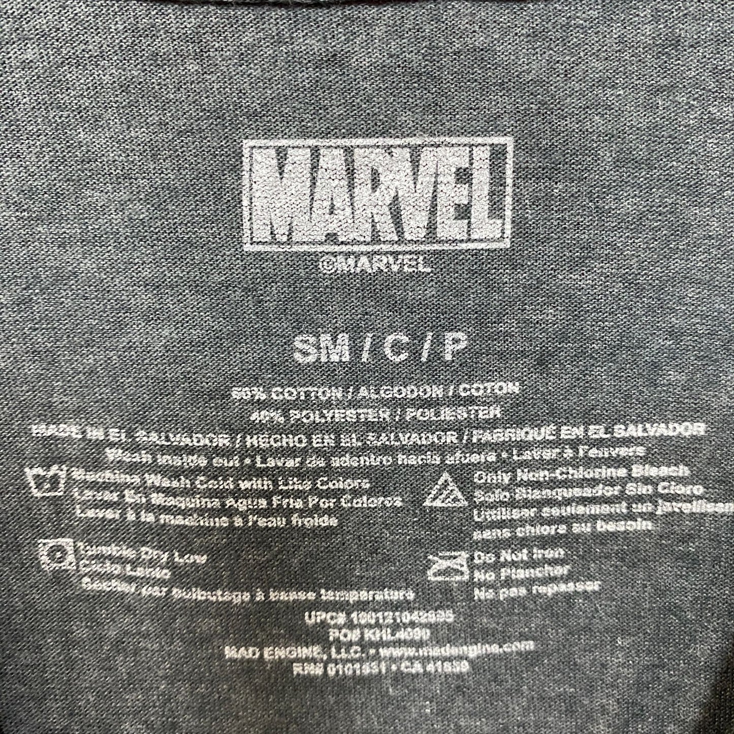 Marvel Logo Graphic Design T-Shirt SM