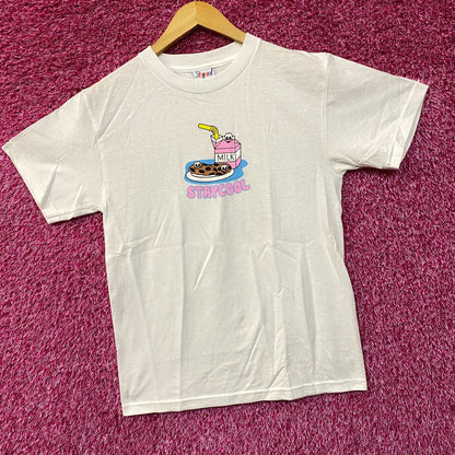 Staycool Milk Cookies Graphic Design T-Shirt Small