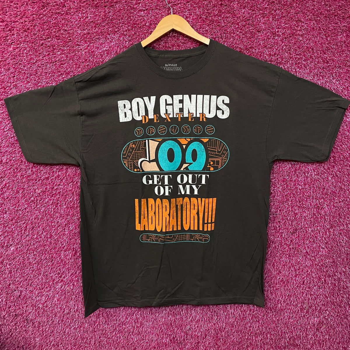 Cartoon Network Dexter's Laboratory Boy Genius Dexter T-Shirt 2XL