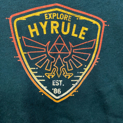 The Legend Of Zelda Hyrule Shield graphic Design T-Shirt 2XL