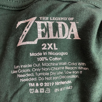The Legend Of Zelda Hyrule Shield graphic Design T-Shirt 2XL