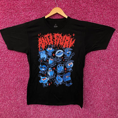The Fairly OddParents Anti-Fairy Metal Graphic T-Shirt Large