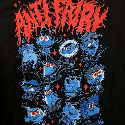 The Fairly OddParents Anti-Fairy Metal Graphic T-Shirt Large