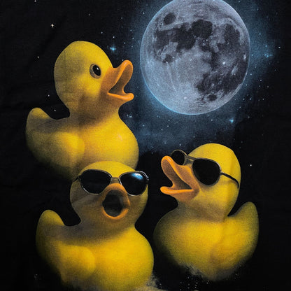 Spencer's Three Rubber Duck Moon Graphic T-Shirt Small