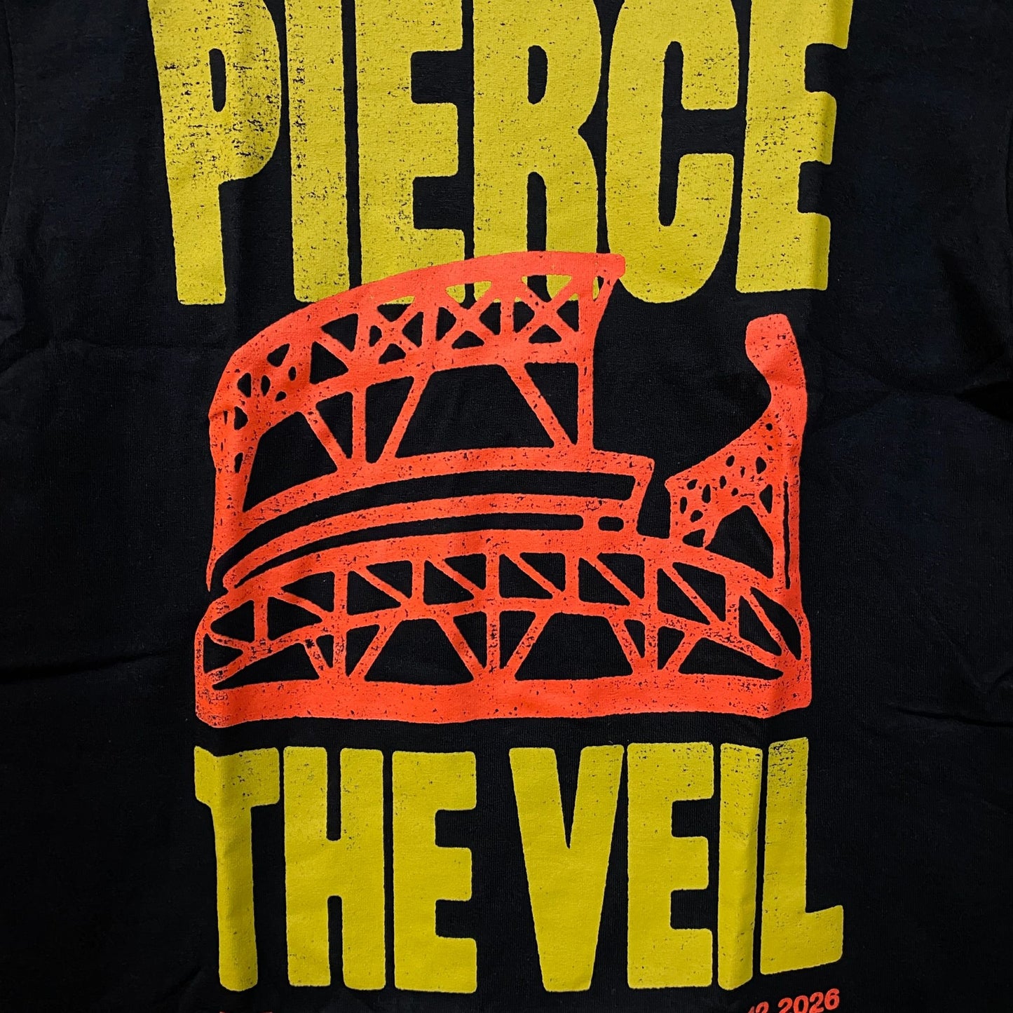 Pierce The Veil The Homecoming San Diego Petco Park Graphic T-shirt Small