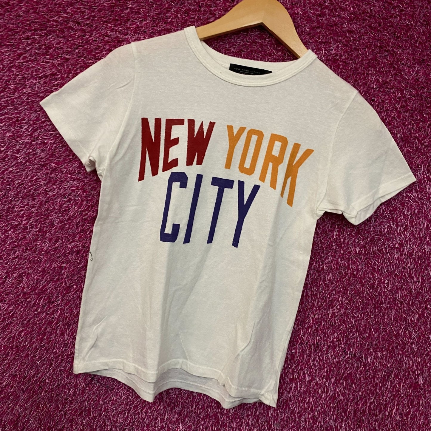 Junk Food Clothing Women's New York Original Tee Small