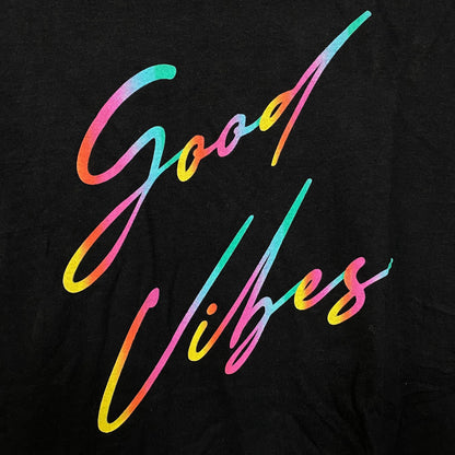 Fashion Nova Good Vibes Only Graphic T-Shirt Medium