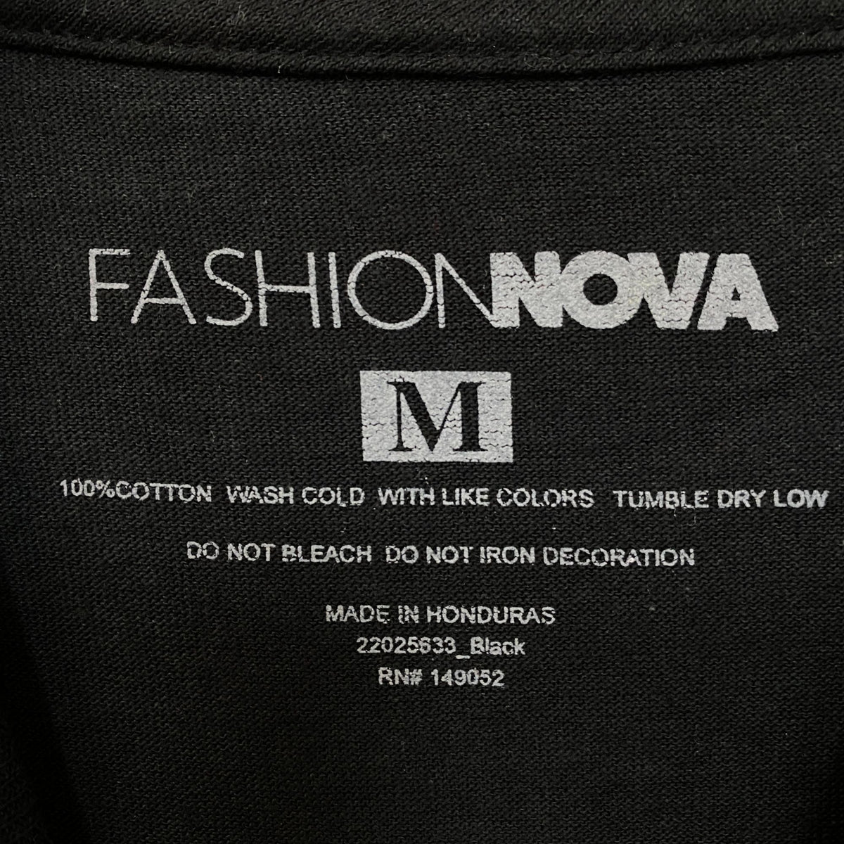 Fashion Nova Good Vibes Only Graphic T-Shirt Medium