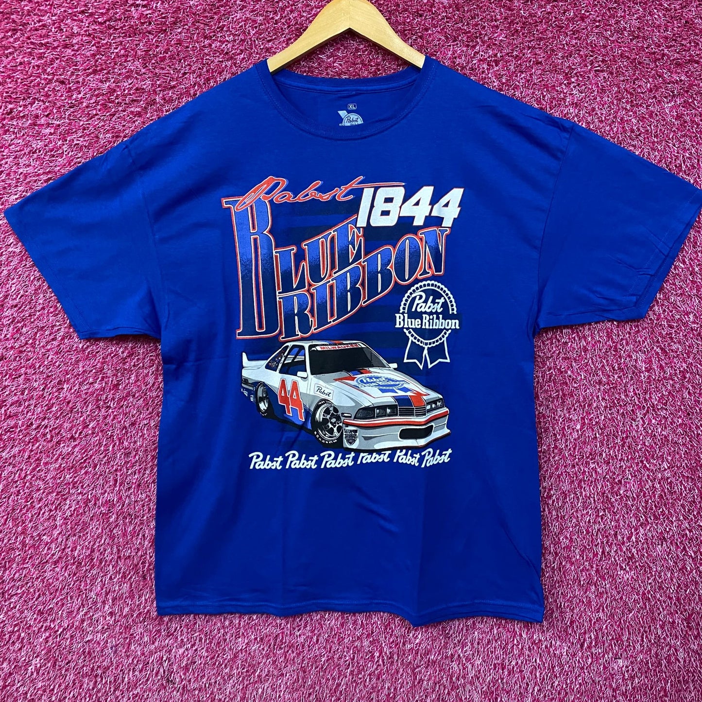 Pabst Blue Ribbon Racing 1844 Promo T-Shirt XL