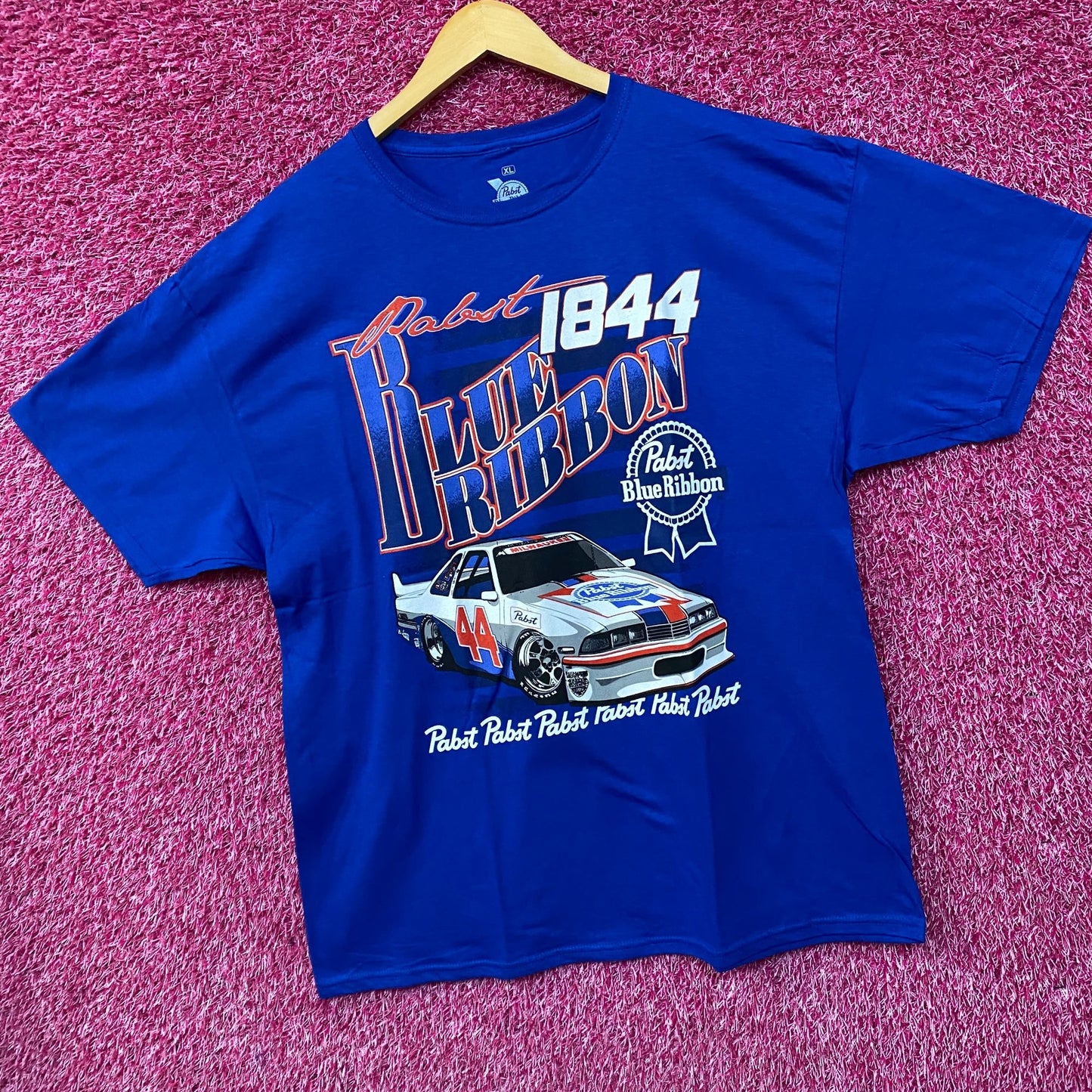 Pabst Blue Ribbon Racing 1844 Promo T-Shirt XL