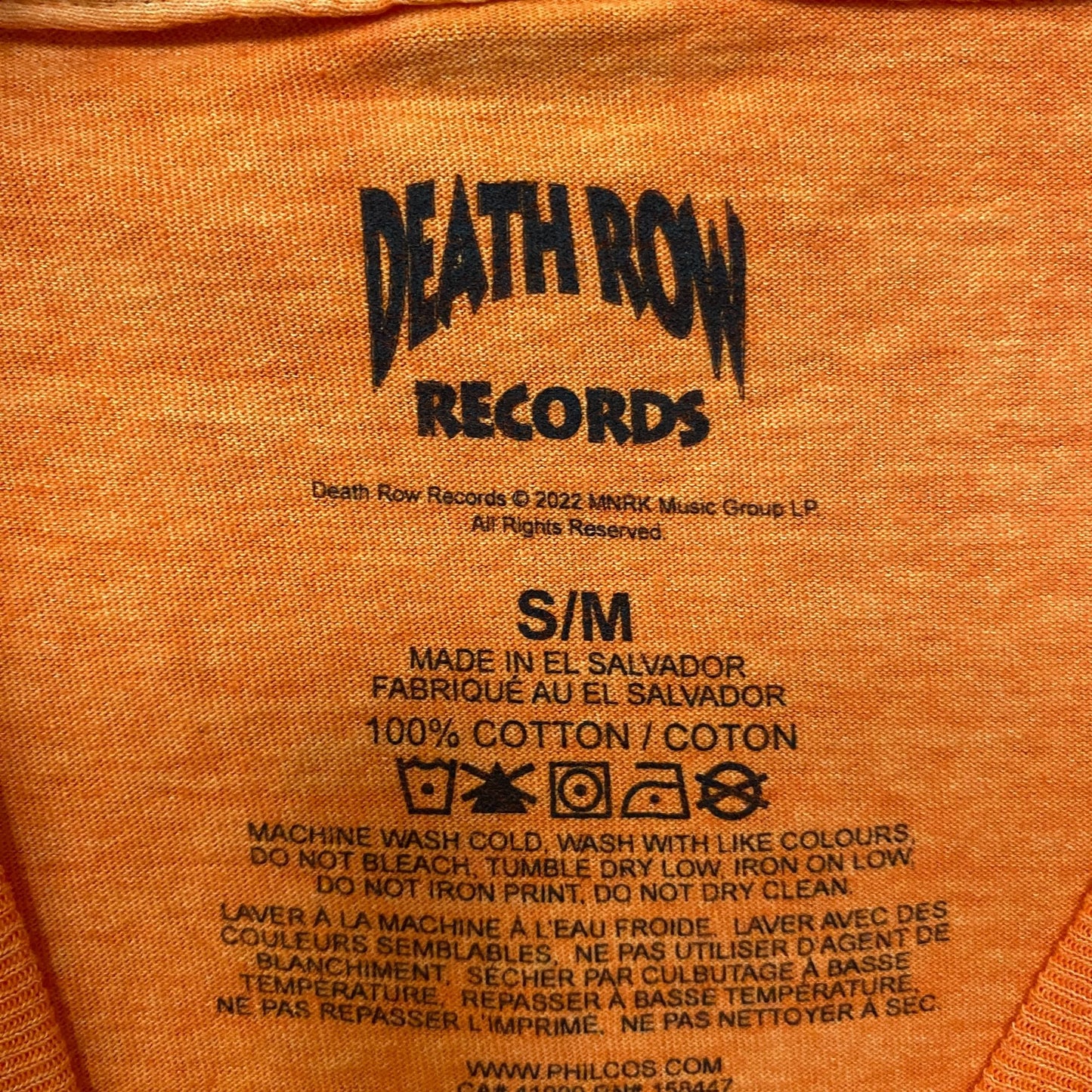 Death Row Records Gin & Juice Snoop Doggy Dog Graphic T-Shirt Medium