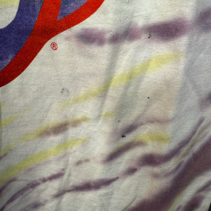 The Rolling Stones Psychedelic Hot Lips Rock Band Tie Dye M
