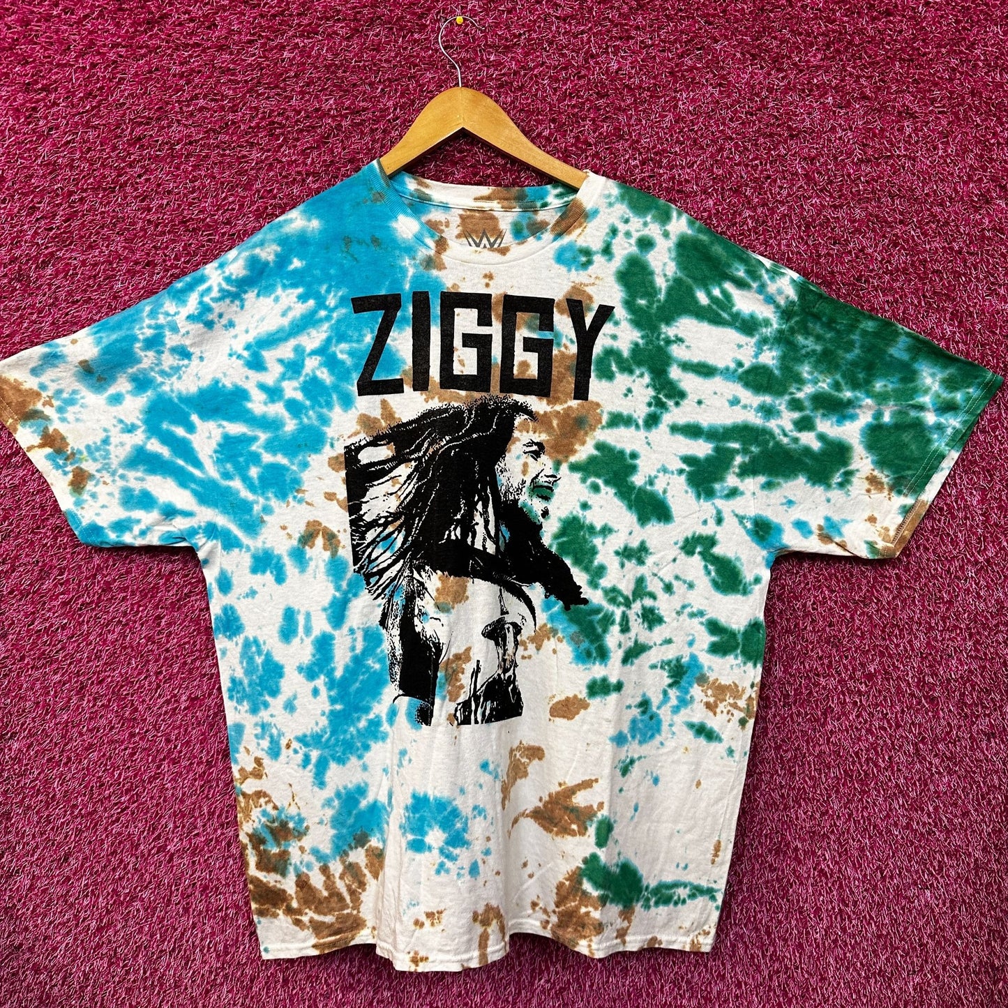 Ziggy Marley Reggae Tie Dye Tour Tshirt size 2X