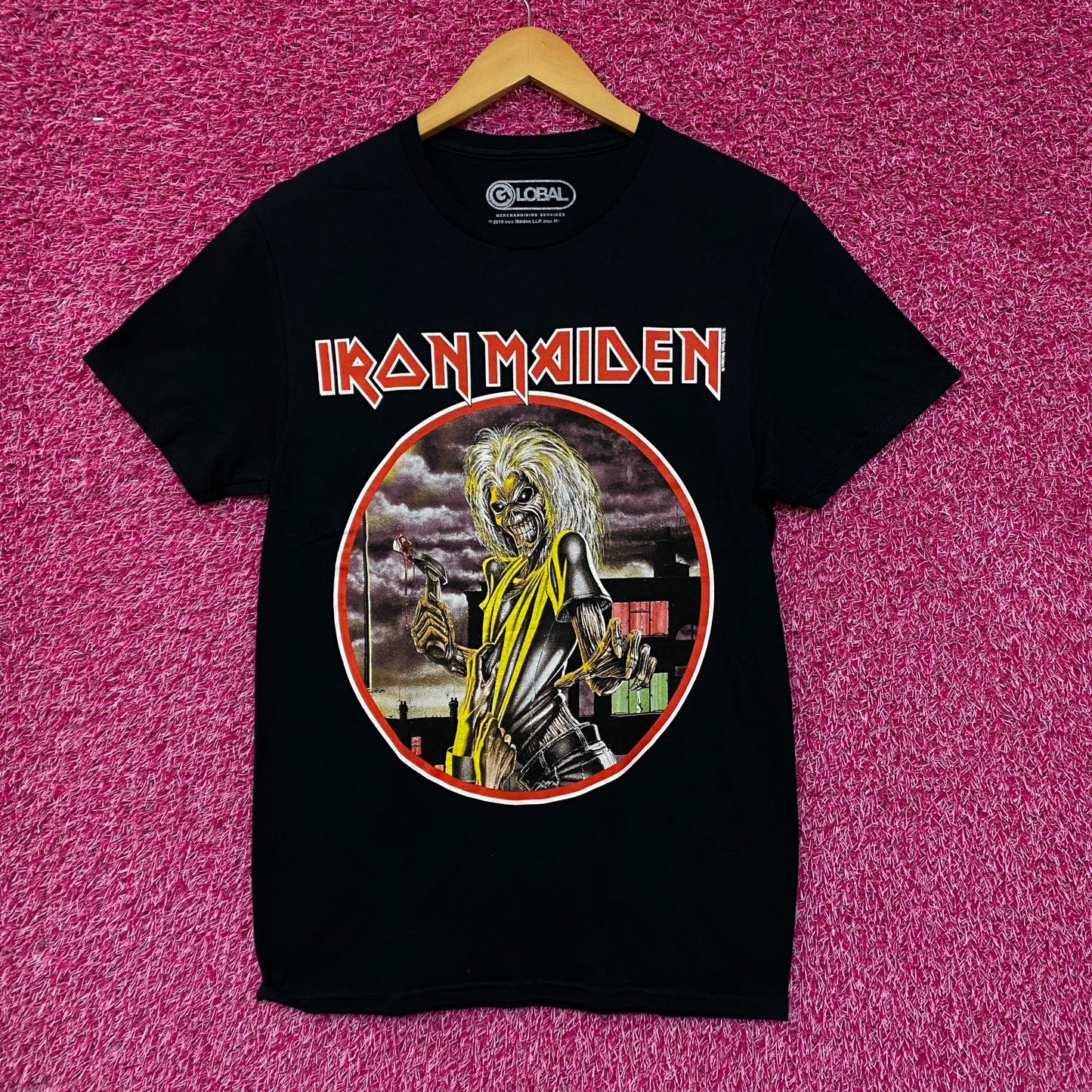 Iron Maiden Killers Black Rock tshirt size Small