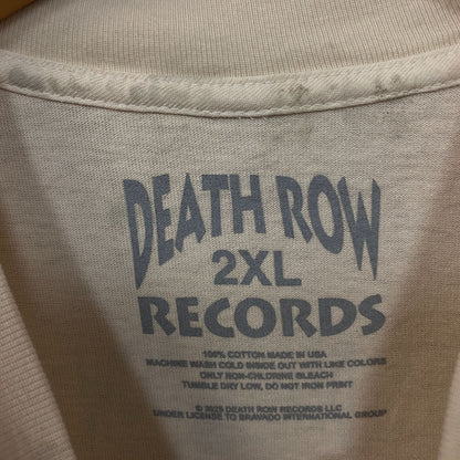 Death Row Records Puffy Electric Chair Inmate Logo Rap Tee 2XL