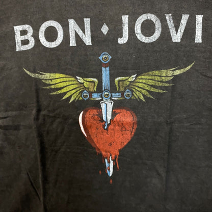 Bon Jovi You Give Love a Bad Name Heart and Dagger T-Shirt 2XL