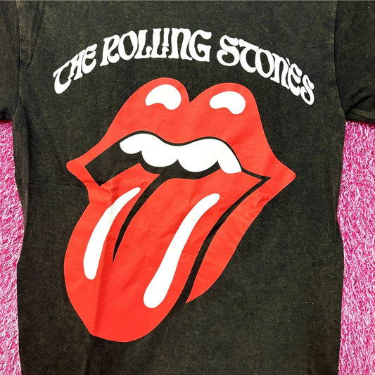 The Rolling Stones Classic Hot Lips Logo Rock Tee S
